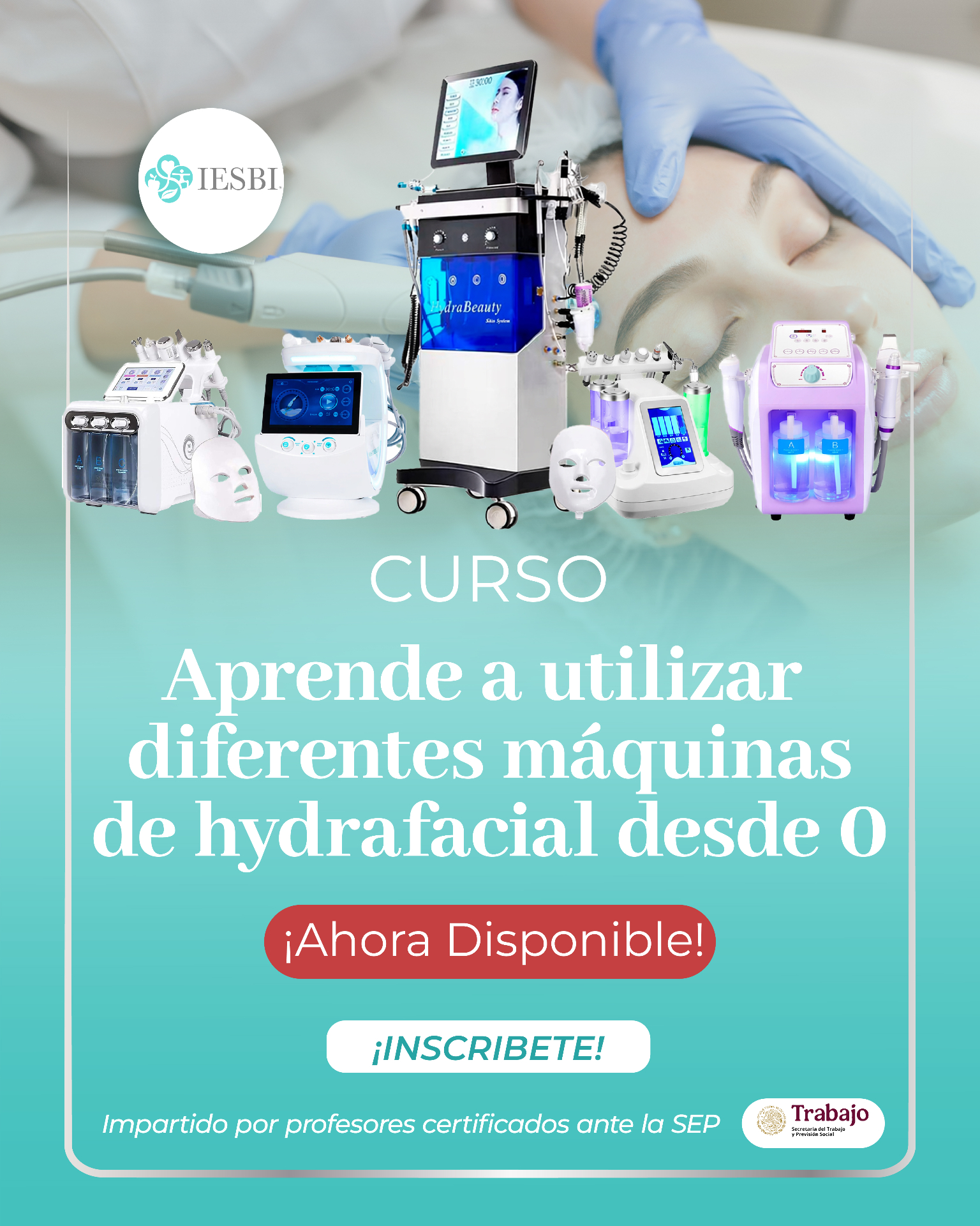 Estudio profesional de Hydrafacial con equipos modernos